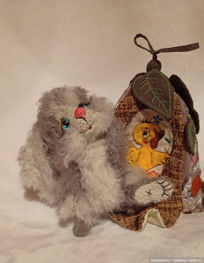 Зайка Ешка — Авторские миниатюрные куклы: лепка (фото 3)