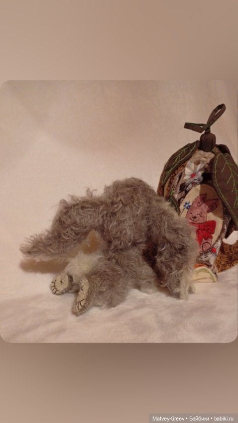 Зайка Ешка — Авторские миниатюрные куклы: лепка (фото 2)