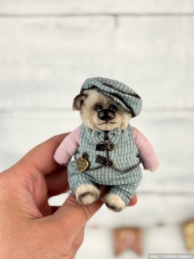 Тедди мишка Димка — Авторские мишки Тедди и друзья: фото (фото 2)