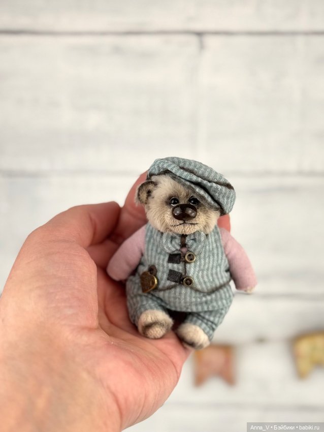 Тедди мишка Димка — Авторские мишки Тедди и друзья: фото (фото 3)