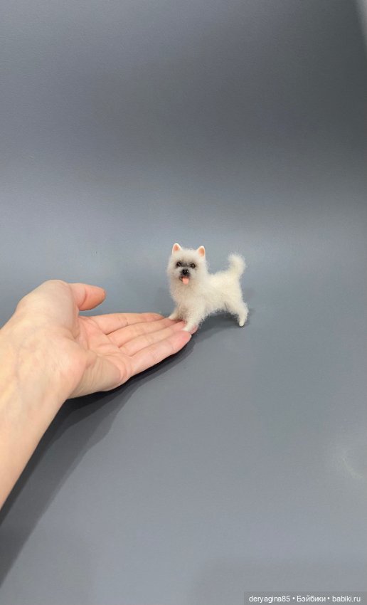 Дворняжка — Валяные игрушки из шерсти: сухое валяние (фото 5)