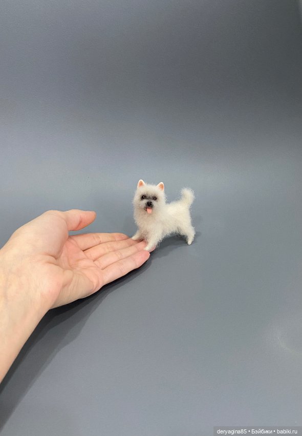 Дворняжка — Валяные игрушки из шерсти: сухое валяние (фото 2)