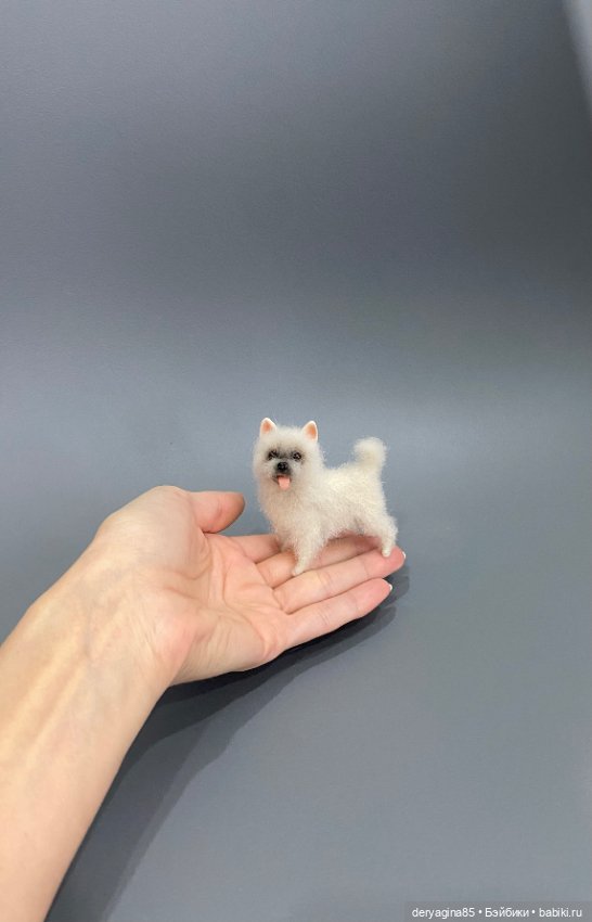 Дворняжка — Валяные игрушки из шерсти: сухое валяние (фото 4)