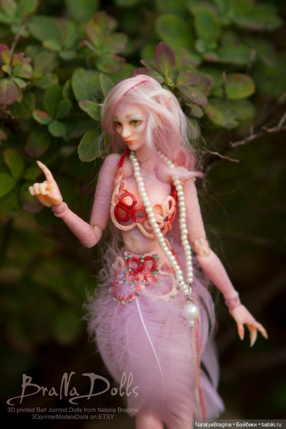 Розовая Эльфиечка — Авторские шарнирные куклы своими руками: лепка (фото 6)