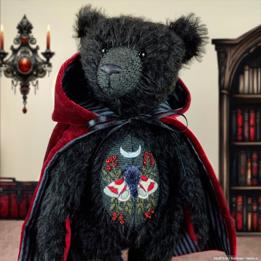 🖤Мишка Тедди Граф Ночной Мотылёк❤ (фото 5)