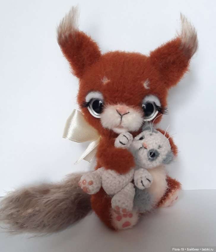 Бельчонок — Вязаные игрушки и амигуруми: крючком
