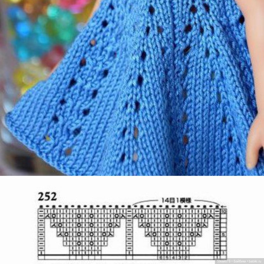 Весна, ажур - l'amour. Ажурные схемы - как идеи для кукольных юбочек