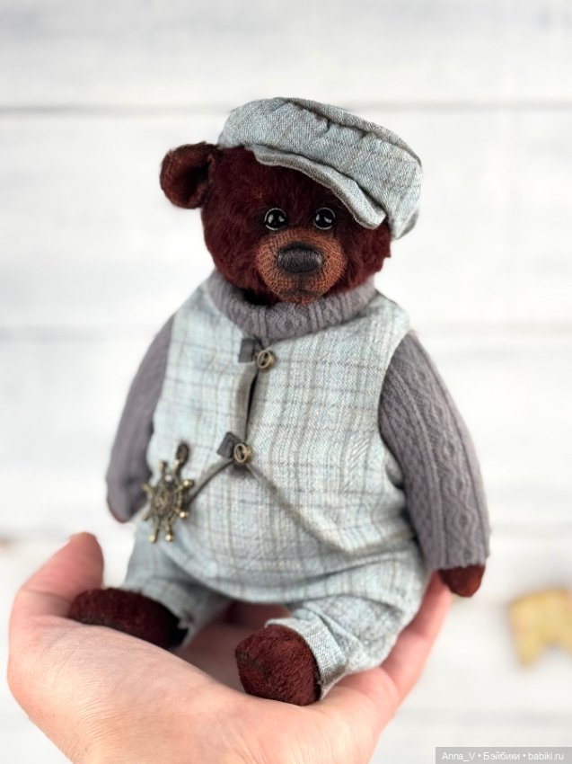 Тедди мишка Мишаня — Авторские мишки Тедди и друзья: фото (фото 4)