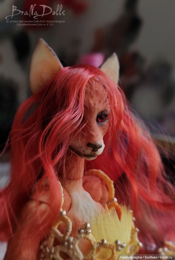 Рыжая лиса оборотень — Авторские шарнирные куклы своими руками: лепка (фото 3)