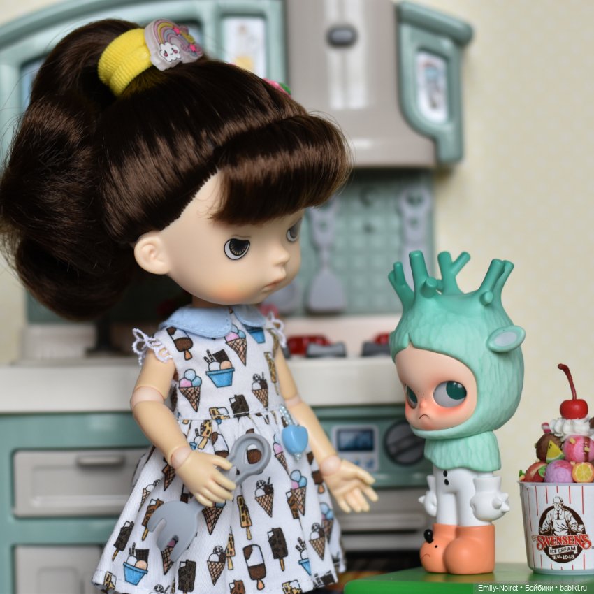 На кухне — Куклы Xiaomi Monst (Сяоми) и Pipitom: шарнирные (фото 6)