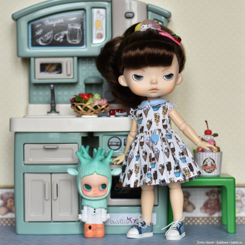 На кухне — Куклы Xiaomi Monst (Сяоми) и Pipitom: шарнирные (фото 3)