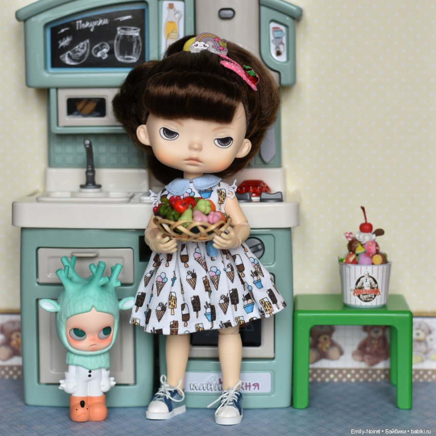 На кухне — Куклы Xiaomi Monst (Сяоми) и Pipitom: шарнирные (фото 4)
