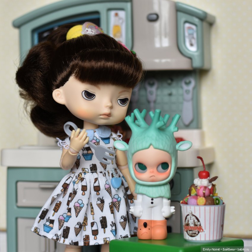 На кухне — Куклы Xiaomi Monst (Сяоми) и Pipitom: шарнирные (фото 5)