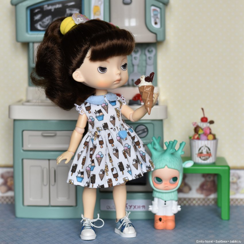На кухне — Куклы Xiaomi Monst (Сяоми) и Pipitom: шарнирные (фото 2)