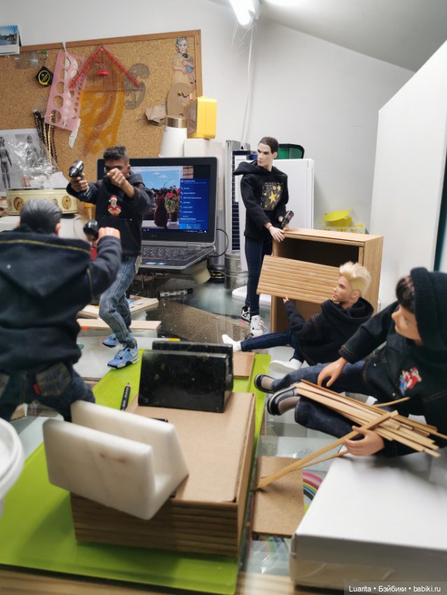 Комната писательницы — Румбоксы и кукольные интерьеры: фото (фото 10)