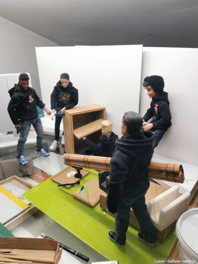 Комната писательницы — Румбоксы и кукольные интерьеры: фото (фото 5)