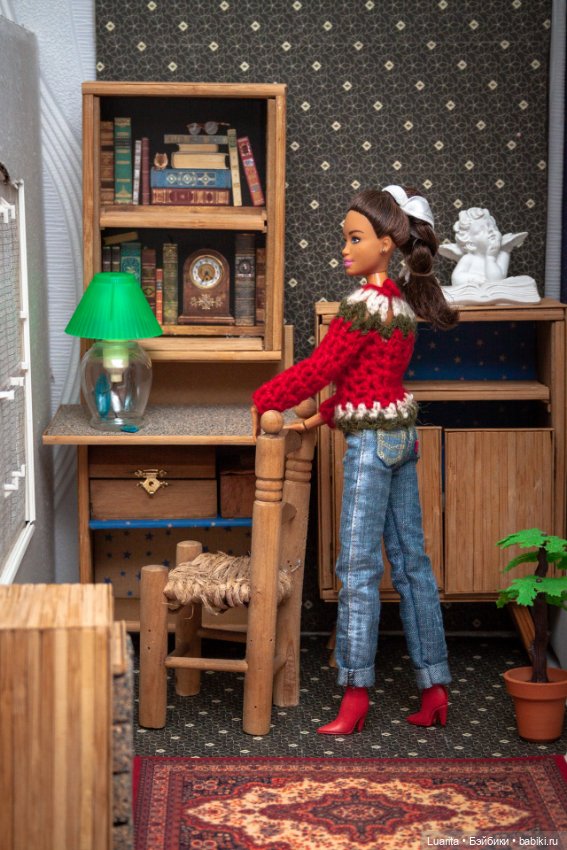 Комната писательницы — Румбоксы и кукольные интерьеры: фото