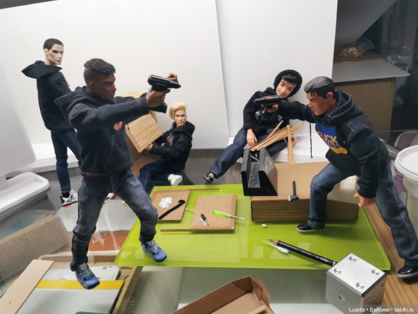 Комната писательницы — Румбоксы и кукольные интерьеры: фото