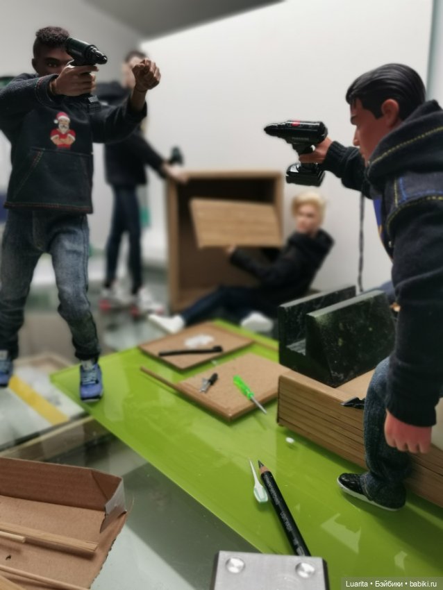 Комната писательницы — Румбоксы и кукольные интерьеры: фото