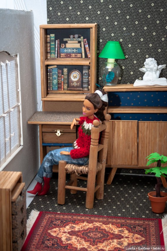 Комната писательницы — Румбоксы и кукольные интерьеры: фото
