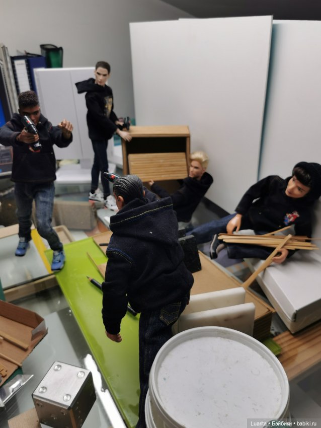 Комната писательницы — Румбоксы и кукольные интерьеры: фото