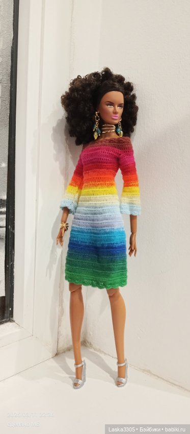 Новая темнокожая Хиан — Одежда и обувь для кукол своими руками: фото (фото 7)