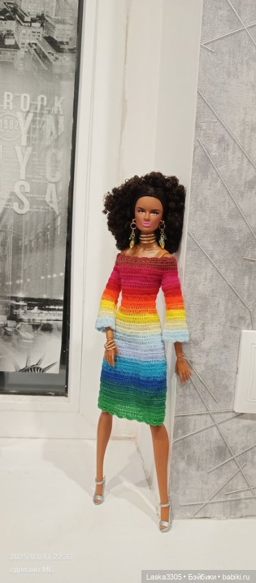 Новая темнокожая Хиан — Одежда и обувь для кукол своими руками: фото (фото 5)