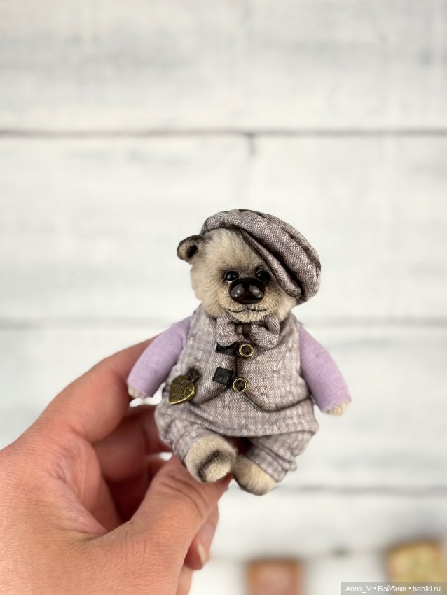 Тедди мишка Глебушка — Авторские мишки Тедди и друзья: фото (фото 4)