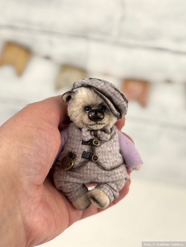 Тедди мишка Глебушка — Авторские мишки Тедди и друзья: фото (фото 3)