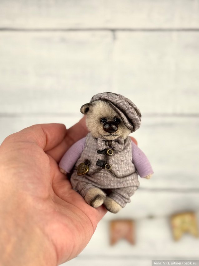 Тедди мишка Глебушка — Авторские мишки Тедди и друзья: фото (фото 5)