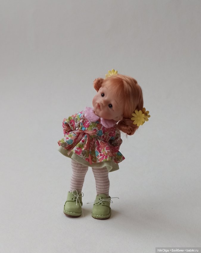 Весенняя Малышка — Авторские шарнирные куклы своими руками: лепка (фото 4)