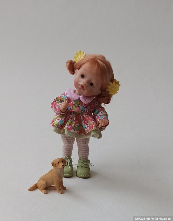 Весенняя Малышка — Авторские шарнирные куклы своими руками: лепка (фото 5)