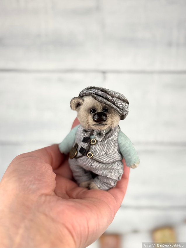 Тедди мишка Демид — Авторские мишки Тедди и друзья: фото (фото 4)