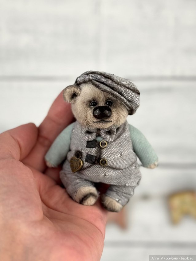 Тедди мишка Демид — Авторские мишки Тедди и друзья: фото (фото 3)