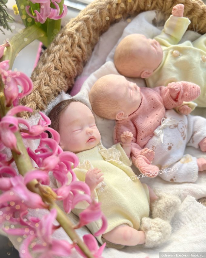 Миниатюрные куклы младенец в из полимерной глины 🌷💞 (фото 6)
