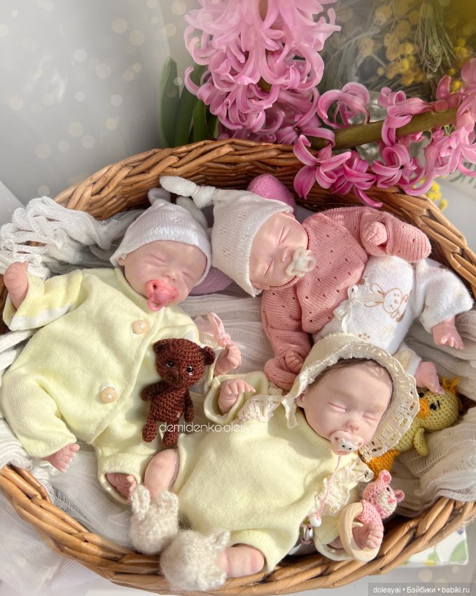 Миниатюрные куклы младенец в из полимерной глины 🌷💞