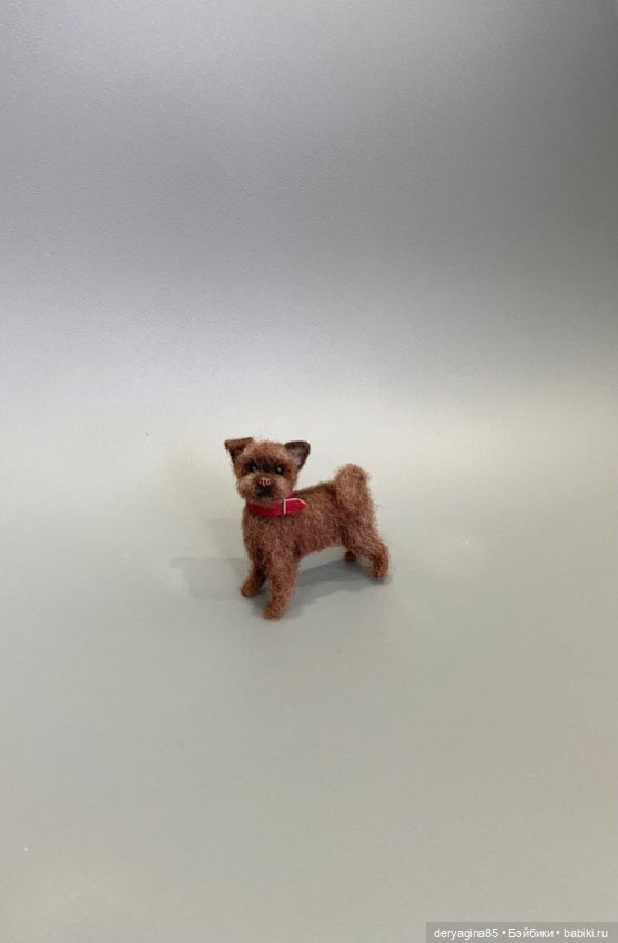 Тузик — Валяные игрушки из шерсти: сухое валяние (фото 9)