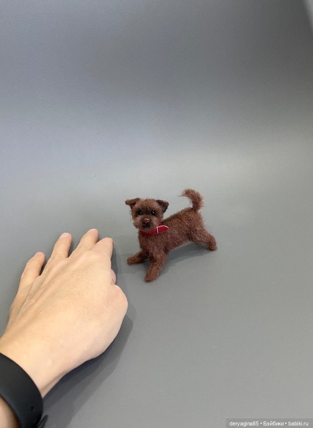 Тузик — Валяные игрушки из шерсти: сухое валяние (фото 2)