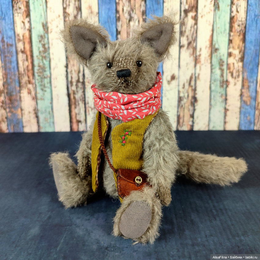 Волк Сэмюэль — Авторские мишки Тедди и друзья: фото (фото 5)