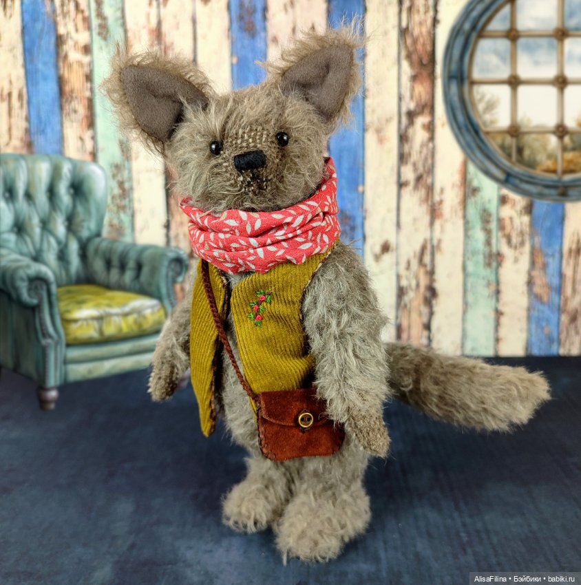 Волк Сэмюэль — Авторские мишки Тедди и друзья: фото (фото 3)