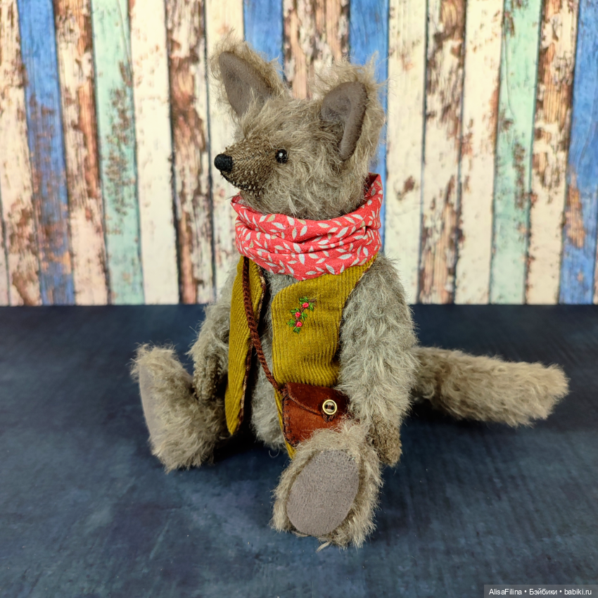 Волк Сэмюэль — Авторские мишки Тедди и друзья: фото (фото 6)