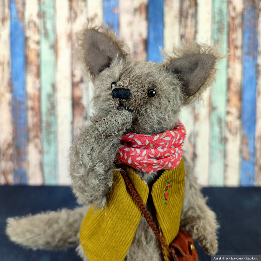 Волк Сэмюэль — Авторские мишки Тедди и друзья: фото (фото 8)