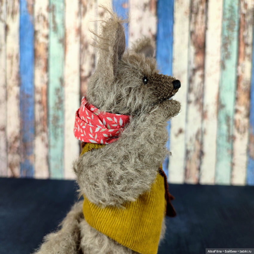 Волк Сэмюэль — Авторские мишки Тедди и друзья: фото (фото 7)