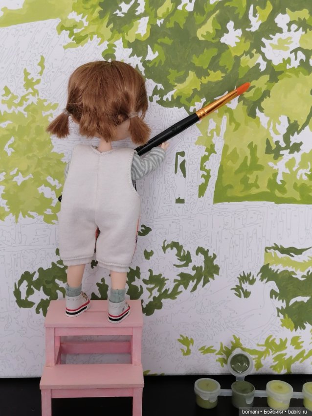 Юная художница — Разные шарнирные куклы (не БЖД): редкие (фото 5)