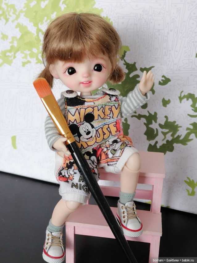 Юная художница — Разные шарнирные куклы (не БЖД): редкие (фото 9)