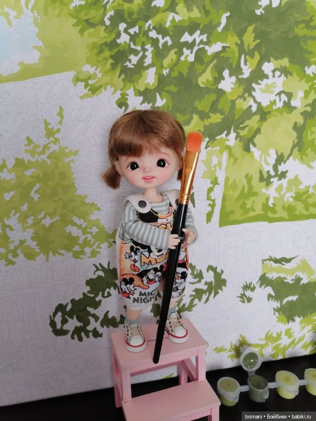 Юная художница — Разные шарнирные куклы (не БЖД): редкие (фото 3)