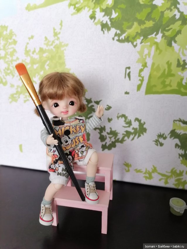 Юная художница — Разные шарнирные куклы (не БЖД): редкие (фото 8)