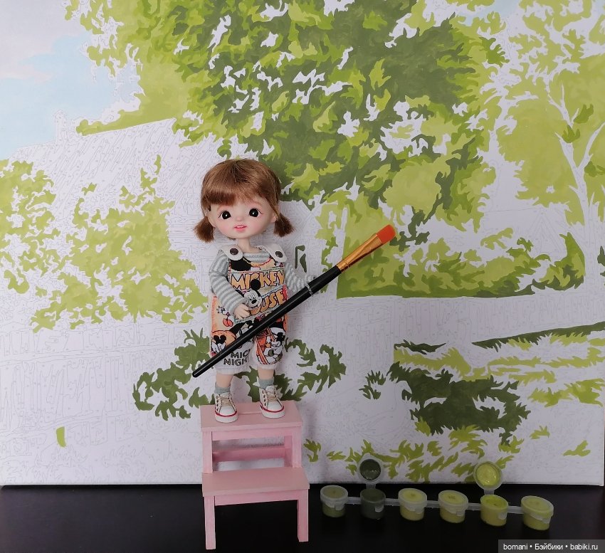 Юная художница — Разные шарнирные куклы (не БЖД): редкие (фото 2)