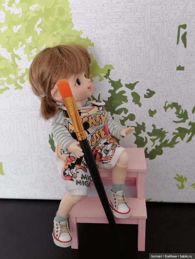 Юная художница — Разные шарнирные куклы (не БЖД): редкие (фото 6)