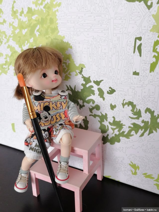 Юная художница — Разные шарнирные куклы (не БЖД): редкие (фото 7)